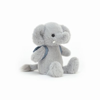 Jellycat Backpack Elephant USA | 80312ZREO